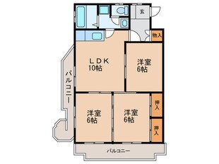 ＷＥＣ久留米の物件間取画像